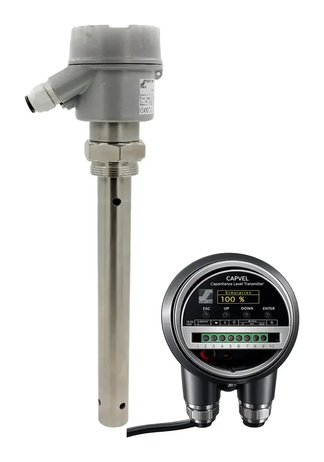 CAPVEL_ICT: Capacitance Level Transmitter for Liquids and Slurries